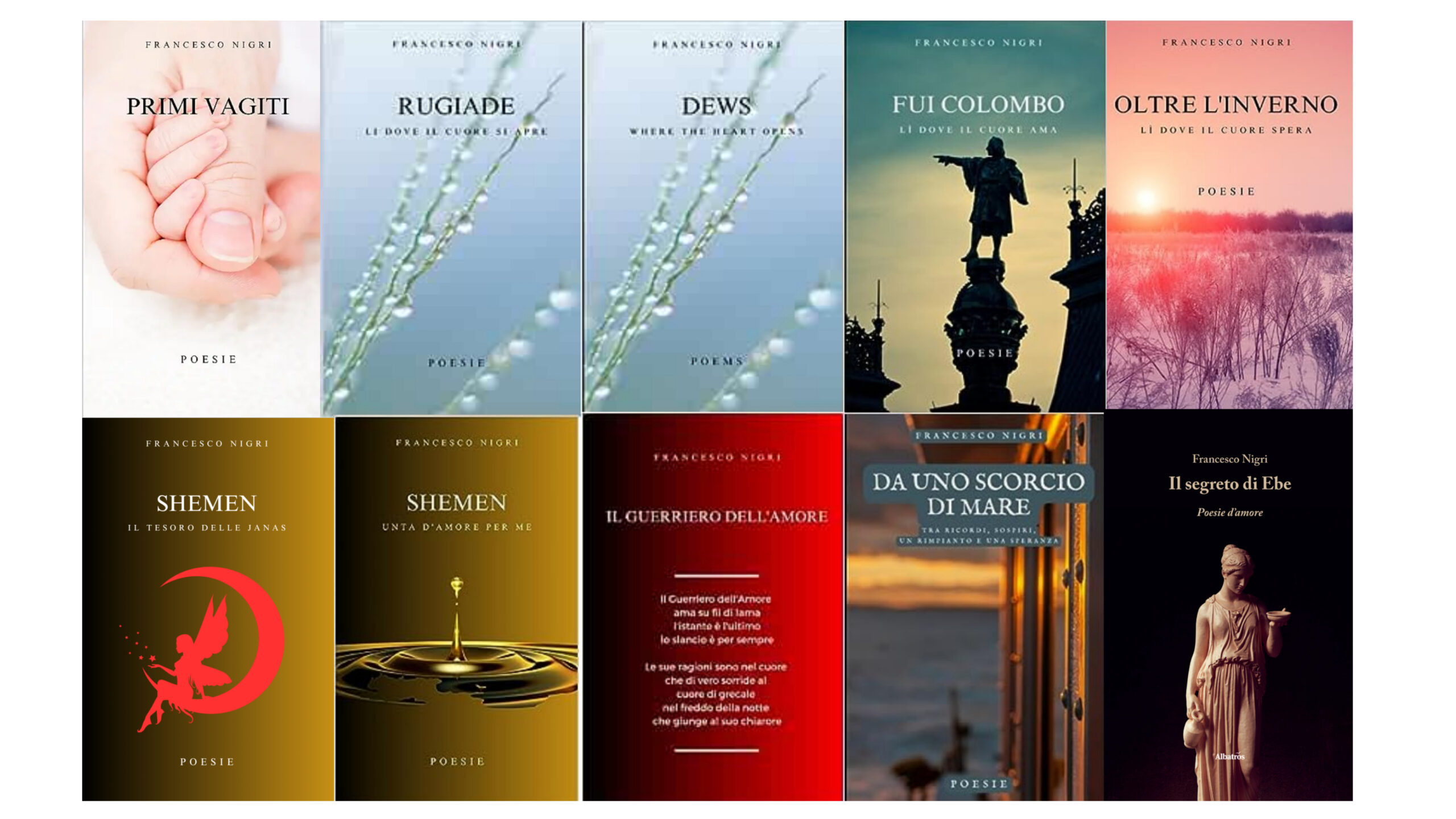 Tutti i Libri di Francesco Nigri aggiornati al 2023 sia in formato cartaceo che eBook su Amazon e comodamente a casa o dove si preferisce